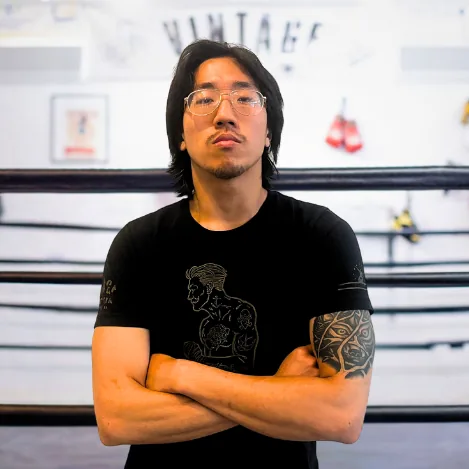 Coach Andrew, Professional Boxer at Vintage Boxing Gym